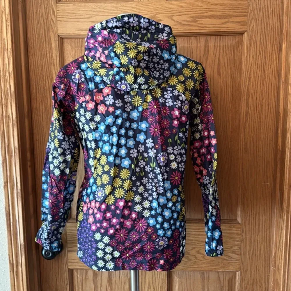 LANDS' END Floral Windbreaker Jacket